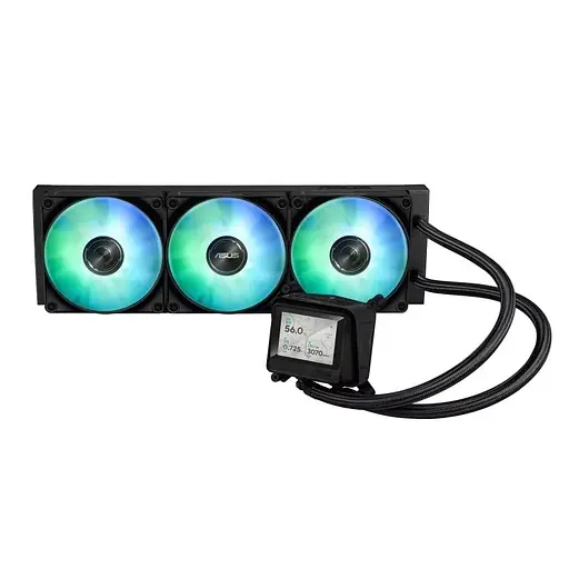 СВО ASUS Max Gaming LC 360 ARGB LCD Black (90RC01G1-B0EAY0) - фото 1