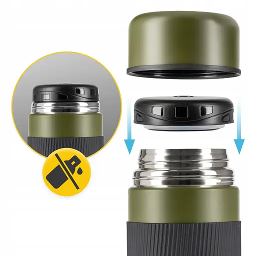 Термос для еды Mountain Goat 1 л Navy Green (P-5907739315786) - фото 5