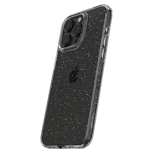 Прозорий чохол з блискітками Spigen Liquid Crystal Glitter для Iphone 15 Pro (6.1") Crystal Quartz ACS06701 - фото 2