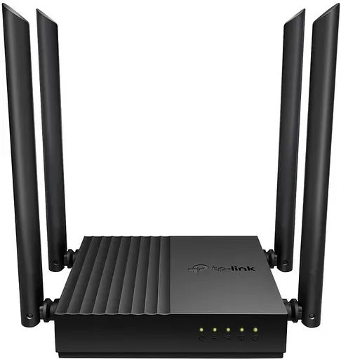 Роутер TP-LINK Archer A64 Wi-Fi 5 AC12001267 Mb/s 2.4 і 5GHz 2 діапазони - фото 1