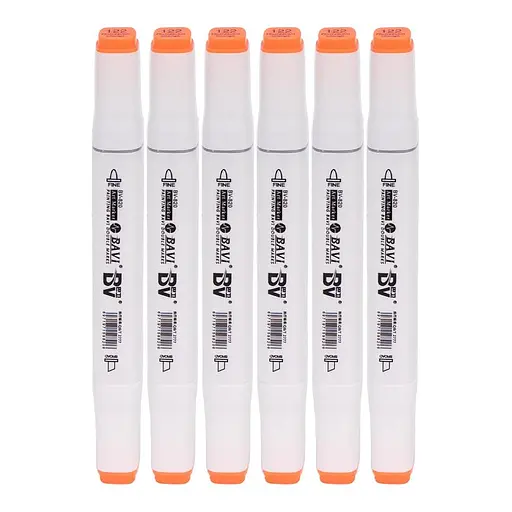 Скетч-маркер двусторонний Bavi №122, на спиртовой основе, 10 шт.