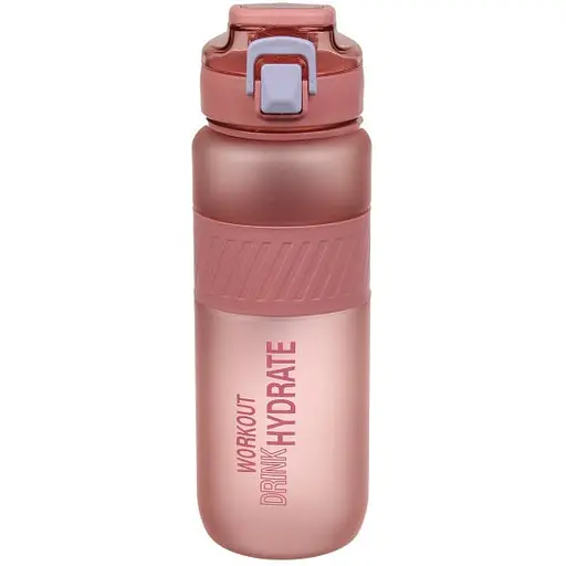 Пляшка для води спортивна Laprida WDH з носиком матова 800 мл рожева (67-5312)