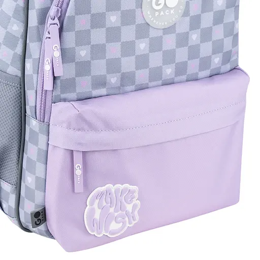 Рюкзак GoPack Education 182M Make A Wish Сірий (GO26-182M-1) - фото 9