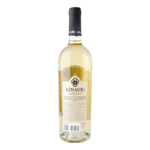 Вино Aznauri Chardonnay сухое белое 9.5-14% 0.75 л - фото 2