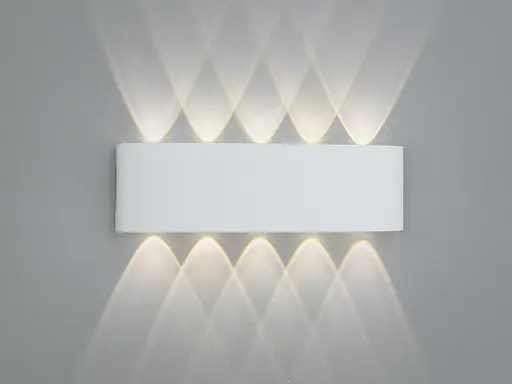 Фасадний LED світильник білий 4 промені 4 Вт - фото 2