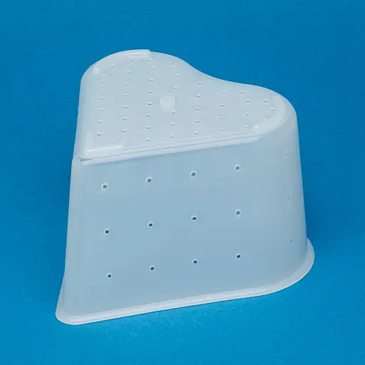 Форма для виготовлення м'якого сиру типу "Камамбер" та сирів із пліснявою у вигляді серця 0.35 л, Kitchette Білий 86340 - фото 7