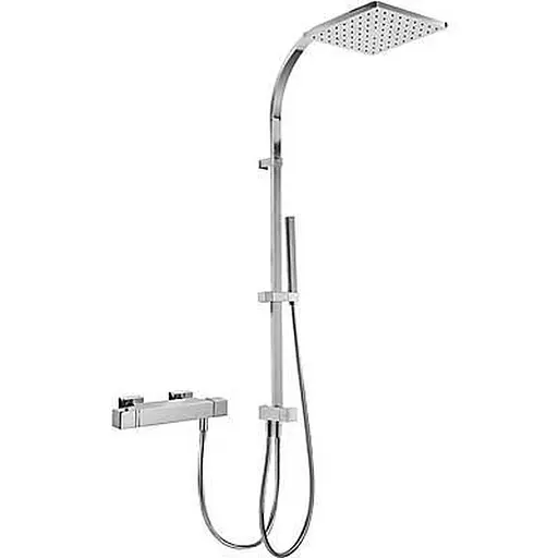 Душова система TRES CUADRO 00738501 термостатична для ванної з верхнім душем і ручним душем - фото 2