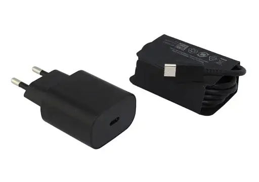 Зарядка для пристрою Adapter PRC 9176 потужність 45 Вт 5А + кабель Type-C USB швидкий заряд чорний - фото 3
