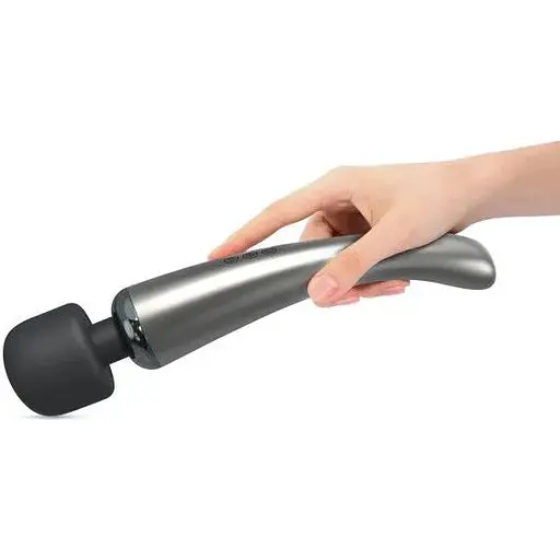 Потужний вібромасажер Dorcel Megawand Chrome Silver - фото 2