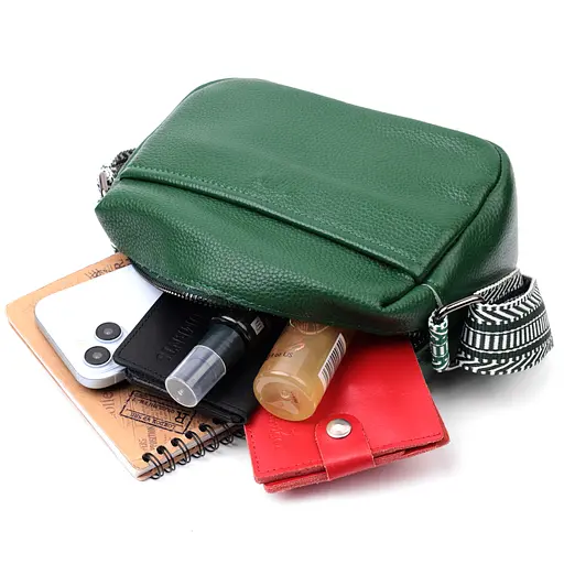 Кожаная женская сумка Vintage 20.5х14х8.5 см sum0026555 - фото 9