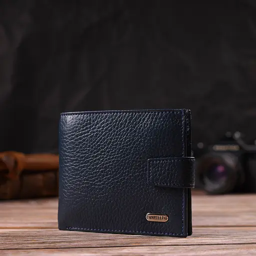 Мужской кожаный кошелек Canpellini 11.5х9.7х2 см acs0025628 - фото 6