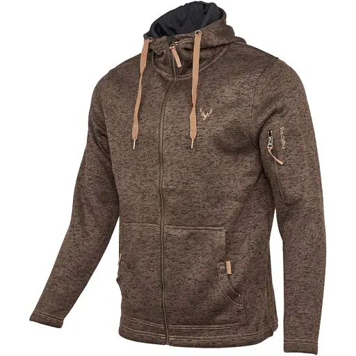 Куртка Orbis Textil Herrenjacke Strick-Fleece 418000-69 5XL Тёмно-коричневый - фото 3