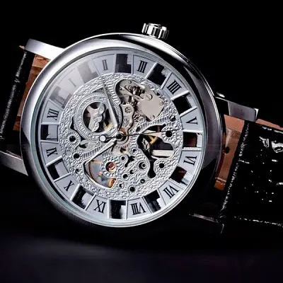 Наручний годинник чоловічий Winner Silver Сріблястий (085) - фото 7