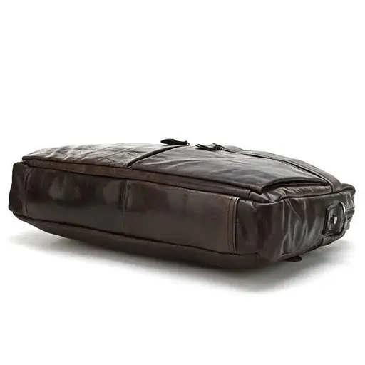 Чоловіча шкіряна сумка Vintage 39,5х29х9 см sum0012453 - фото 5