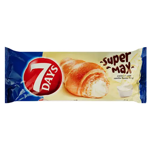 Круассан 7 Days Super Max начинка со вкусом ванили 110 г