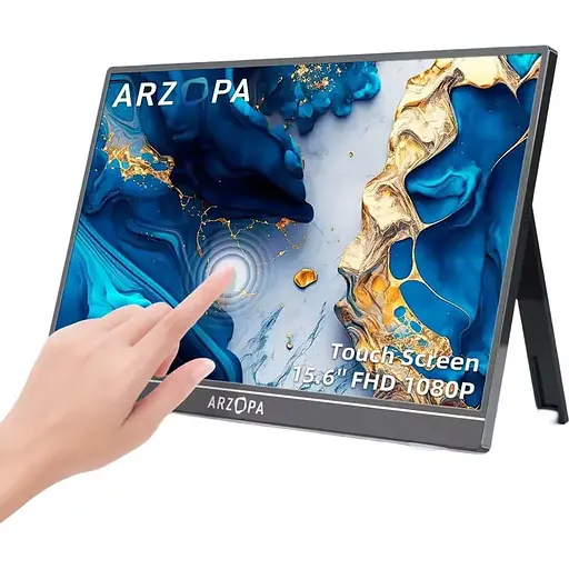 Портативный монитор Arzopa A1T Touch Screen Black EU (128187) - фото 2