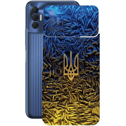 Защитная пленка StatusSKIN для Tecno Spark 8p KG7n Корпус Винил Герб 2 - фото 1