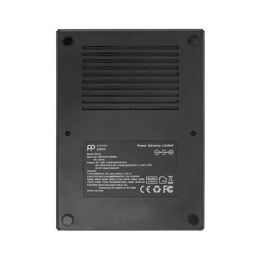 Зарядное устройство для аккумуляторов PowerPlant PP-A4 (Ni-MH,Cd,Li-ion,LiFePO4 / input AC 100V-240V DC 12V) (AA620173) - фото 4