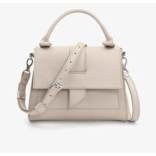 Жіноча шкіряна сумка Ester світло-бежевий краст - фото 1