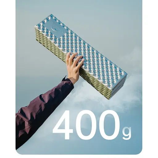 Килимок складаний IXPE Naturehike CNK2450WS044 алюмінієва плівка (195x60х1.8 см) Синій - фото 4