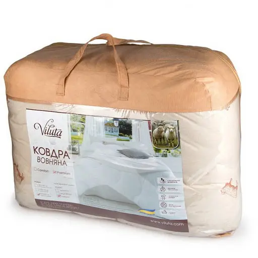 Одеяло шерстяное Viluta Premium зимнее 170х210 см одеяло_premium_210*170 - фото 2