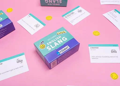 Настольная игра English Student Карточки для изучения английского языка English Student Slang (укр.) (591225953) - фото 2