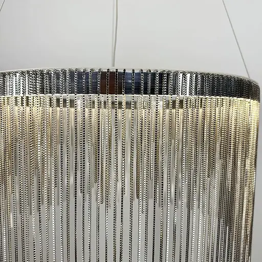 Хромована люстра з ланцюжками Ø 50 см | Арт. SP 07-500 | Line F - фото 3