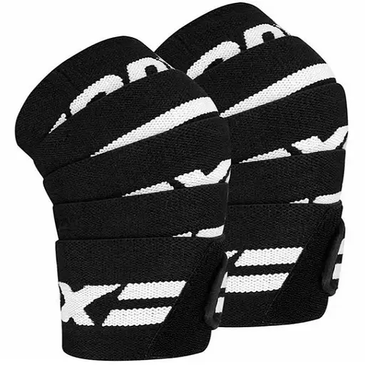 Бинти на коліна RDX K2 GYM Knee Wrap Black (WAH-K2B) - фото 1