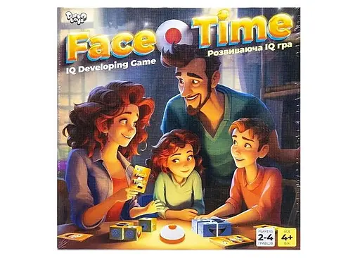 Настольная игра Danko Toys Развивающая IQ игра Face Time (укр.) (FT-01-01) - фото 2