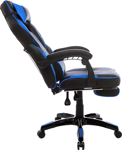 Геймерское кресло GT Racer черное с синим (X-2749-1 Black/Blue) - фото 5