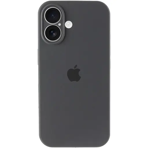 Чохол Epik Silicone Case Full Camera Protective AA для Apple iPhone 16 Plus 6.7 Сірий/Dark Gray - фото 2