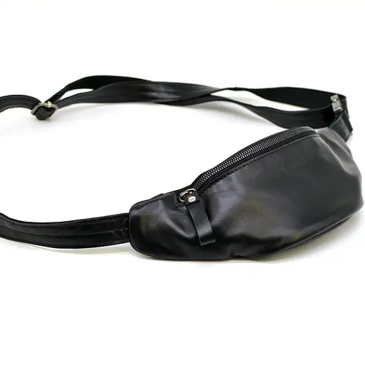 Маленька бананка Tarwa з натуральної шкіри 11х28х6 см sum0028379 - фото 3