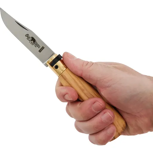 Нож Old Bear Classic Carbon Steel M Olive - фото 5