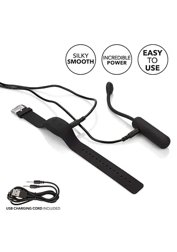 Віброяйце Calexotics Remote Petite Bullet 7 см (чорний) - фото 4