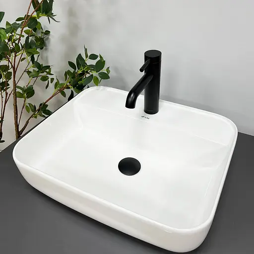 Умивальник VBI Ragusa white накладний VBI-014500, Білий - фото 3