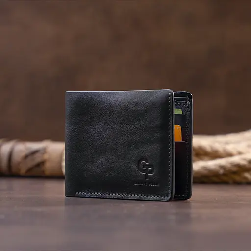 Мужской кожаный кошелек Grande Pelle 11.5х9х0.7 см acs0015933 - фото 6