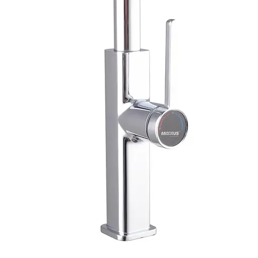 Змішувач для кухні з висувним виливом Mixxus Premium Hammer 014 MI6953 Хром - фото 5