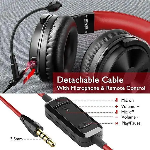 Наушники с микрофоном OneOdio Studio Wireless Pro M Black - фото 2