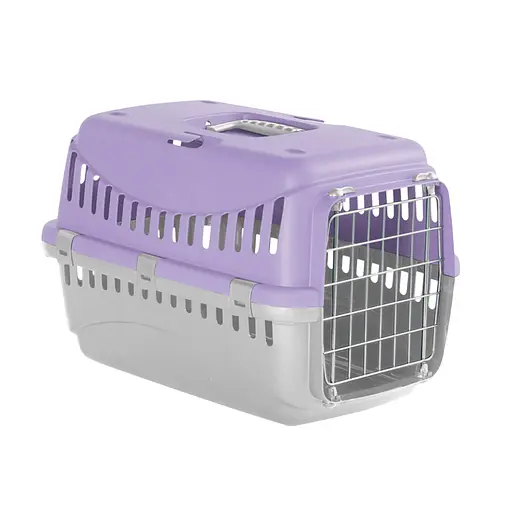 Переноска Gipsy 2 large Lilla металеві дверцята 58х38х38 см  - фото 1