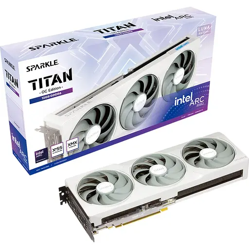 Відеокарта Sparkle Intel Arc B580 TITAN Luna OC Edition 12GB (SB580TW-12GOC) UA [148995]