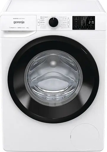 Пральна машина Gorenje фронтальна 8 кг 1400 A+++ 55 см дисплей пара інвертор білий - фото 4