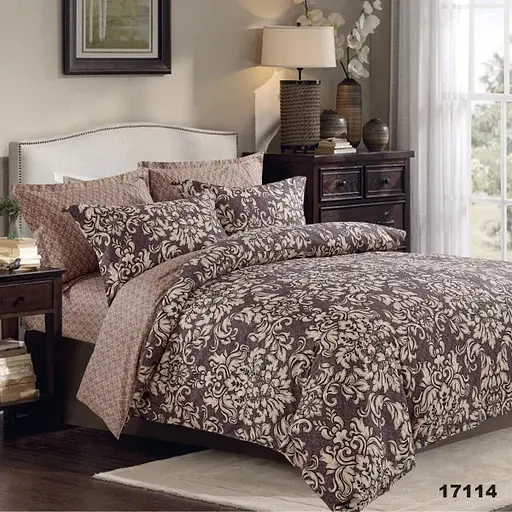 Комплект постільної білизни Viluta сімейний ранфорс 17114 100% бавовна - фото 1