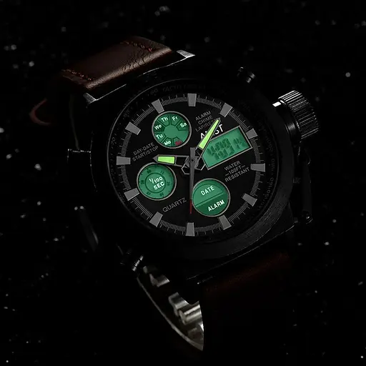 Чоловічий наручний годинник AMST AM3003 Чорний 2104618451 - фото 4