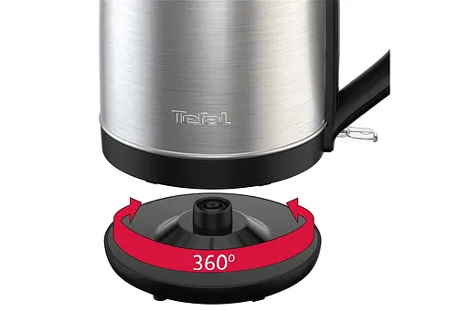 Электрочайник Tefal Subito 1.7л, нерж. сталь, черный - фото 3