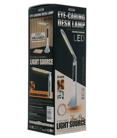 Настільна Led лампа Remax RT-E510 сенсор + microUSB (Біла) - фото 9