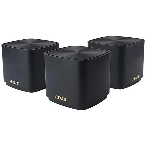 Wi-Fi Mesh система Asus ZenWiFi XD4 Plus 3pk Black (90IG07M0-MO3C50)
