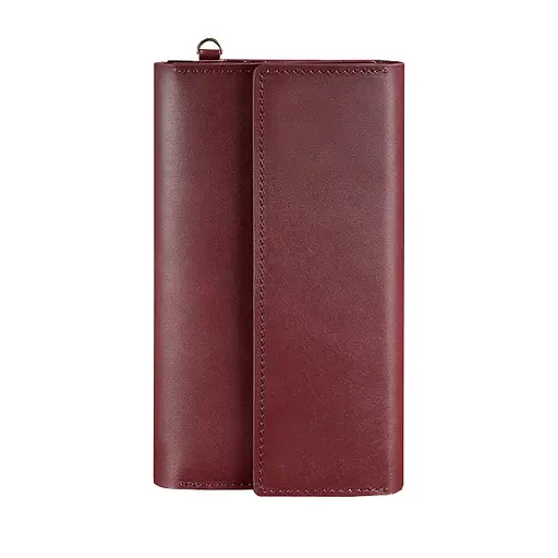 Кожаный клатч-органайзер (Тревел-Кейс) 5.1 бордовый - фото 8