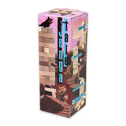 Настільна гра "Jenga Tale" Strateg 30966, 48 брусків, українською мовою - фото 2