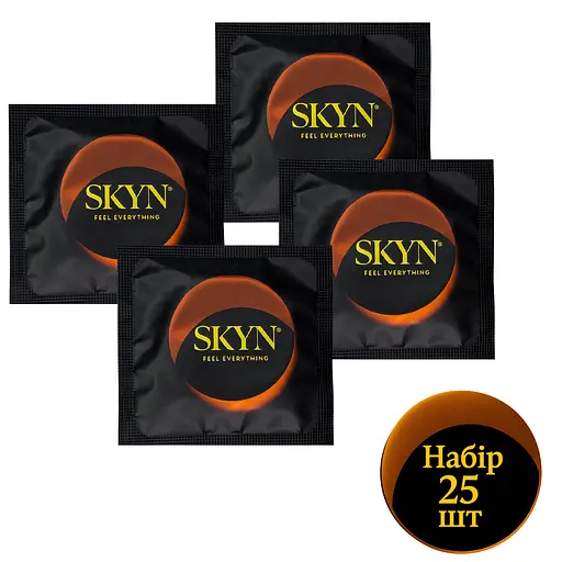 Набір презервативів Skyn Warming Безлатексні Зігріваючий ефект 25 шт. (4821002027873)