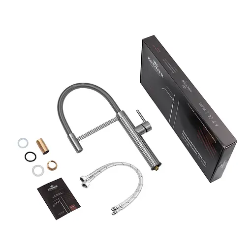 Змішувач для кухні Kroner KRP Ersel - GRP03999 Графіт - фото 9